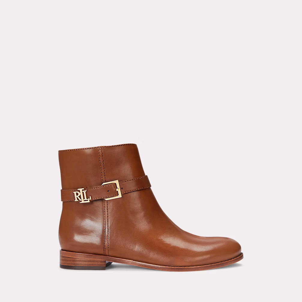 Brooke Burnished Leather Bootie