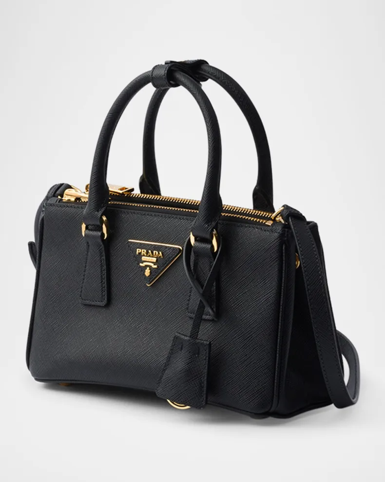 Galleria Saffiano Leather Mini Top-Handle Bag