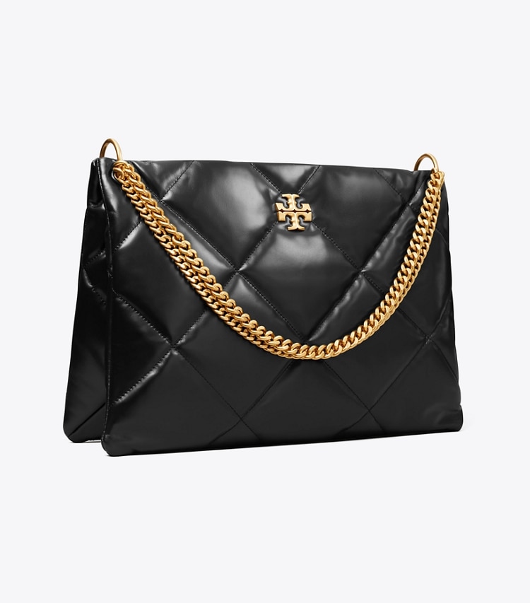 KIRA DIAMOND QUILT CONTRAST STITCH SATCHEL