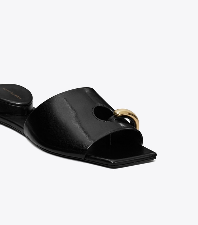 PIERCED MULE SANDAL